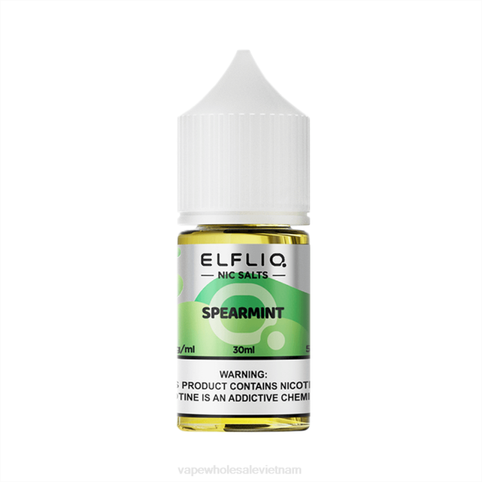 ELFBAR ELFLIQ Nic muối 30ml Spearmint DV0B29 Vietnamese Vape