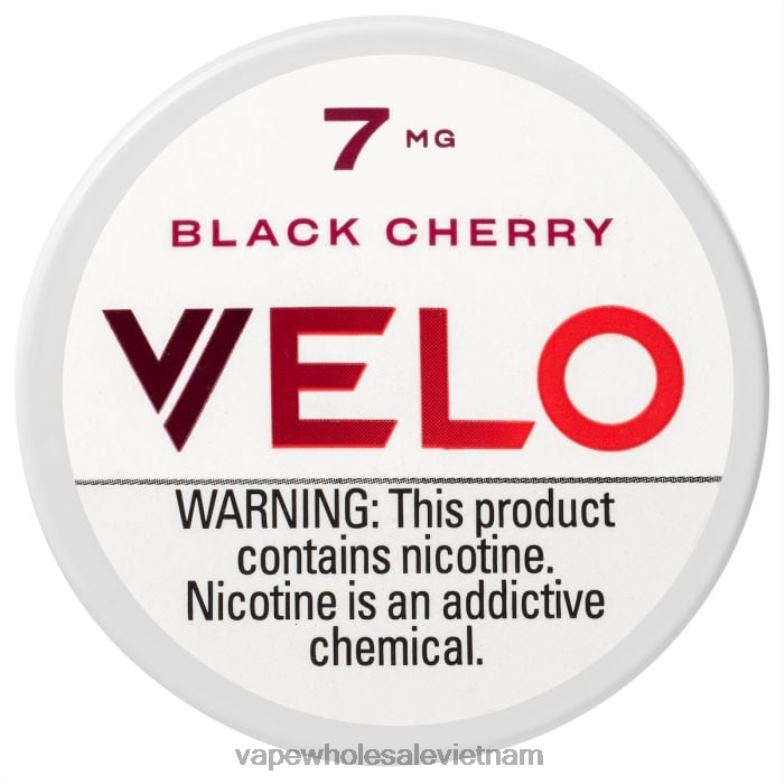 vape vietnam 0PPFD46 anh đào đen VELO túi nicotin 7mg