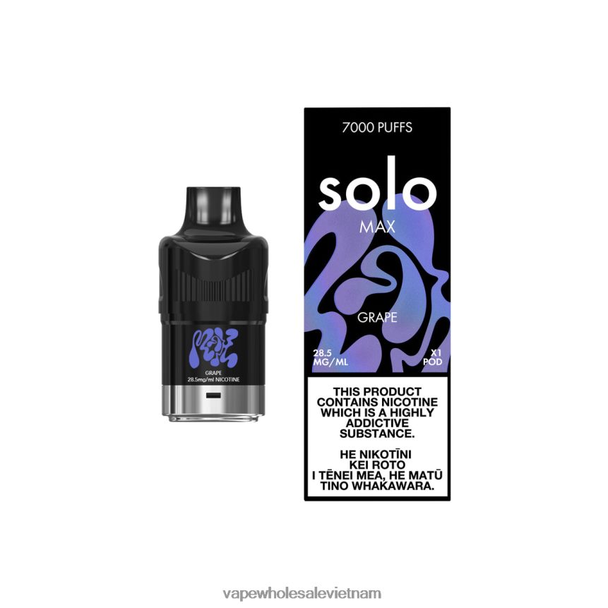 Vape Vietnam Hanoi ZD44N278 Solo MAX vỏ quả nho