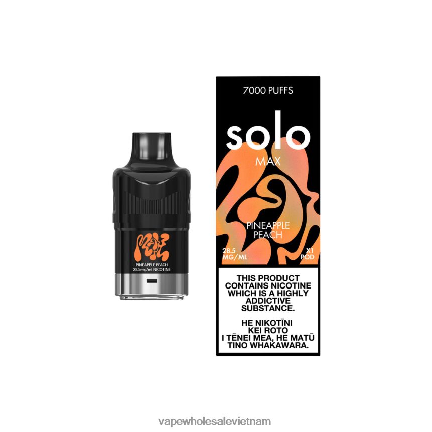 Vape Wholesale Vietnam ZD44N285 Solo MAX vỏ đào dứa