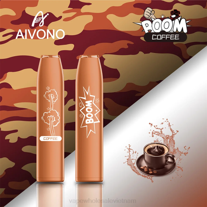 Vape Vietnam HH6V356 Aivono AIM BOOM 600 cà phê