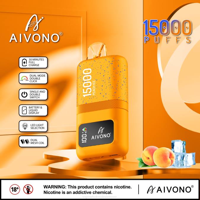 Vietnamese Vape HH6V59 Aivono AIM magic 15000 đá đào