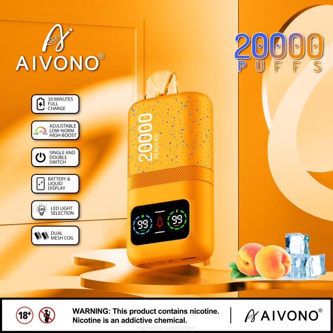 Vape Wholesale Vietnam HH6V85 Aivono AIM magic 20000 đá đào