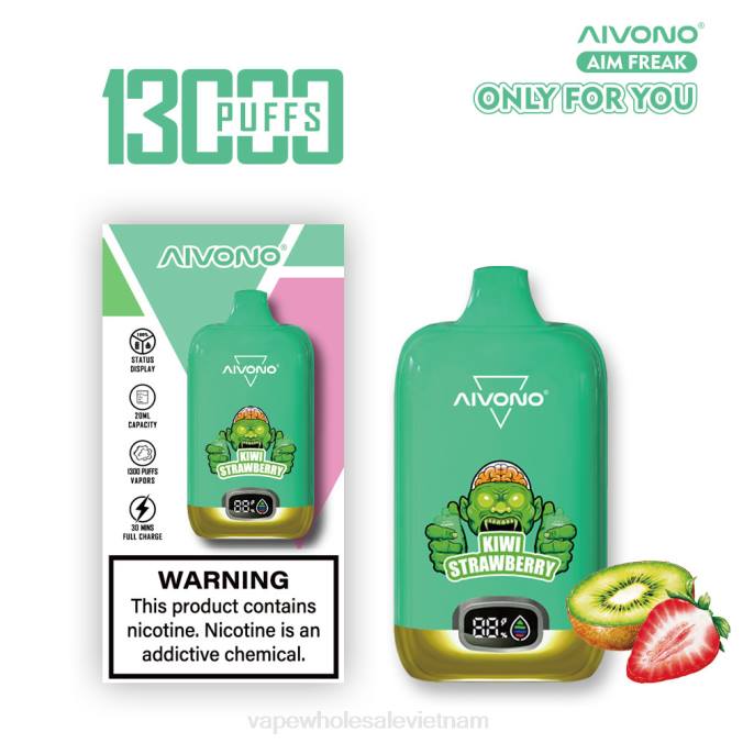 Vape Vietnam HH6V246 Aivono AIM FREAK 13000 dâu kiwi