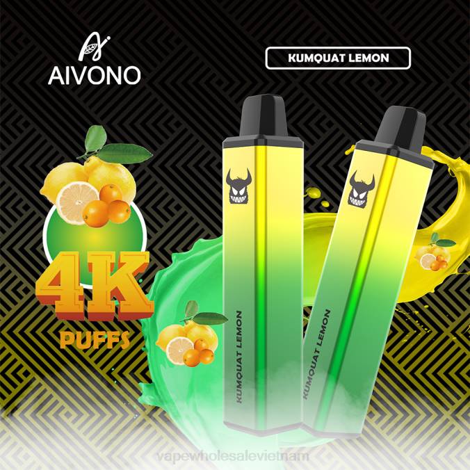 Vape Vietnam HH6V256 Aivono AIM FREAK 4000 chanh quất