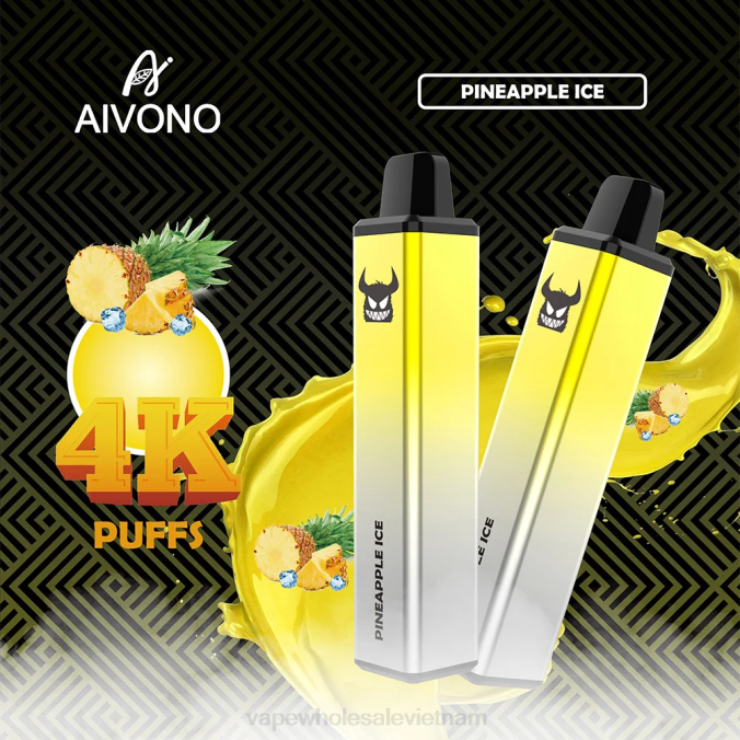 Vape Wholesale Vietnam HH6V255 Aivono AIM FREAK 4000 đá dứa