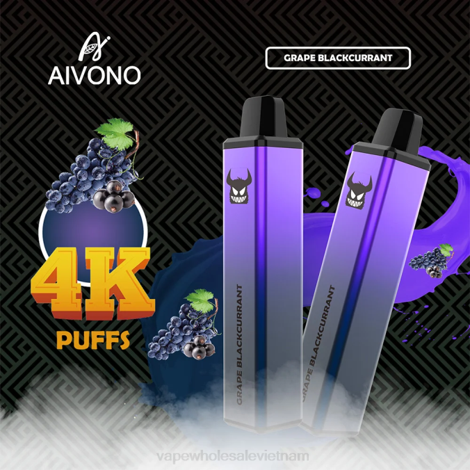 Vietnamese Vape HH6V259 Aivono AIM FREAK 4000 nho đen