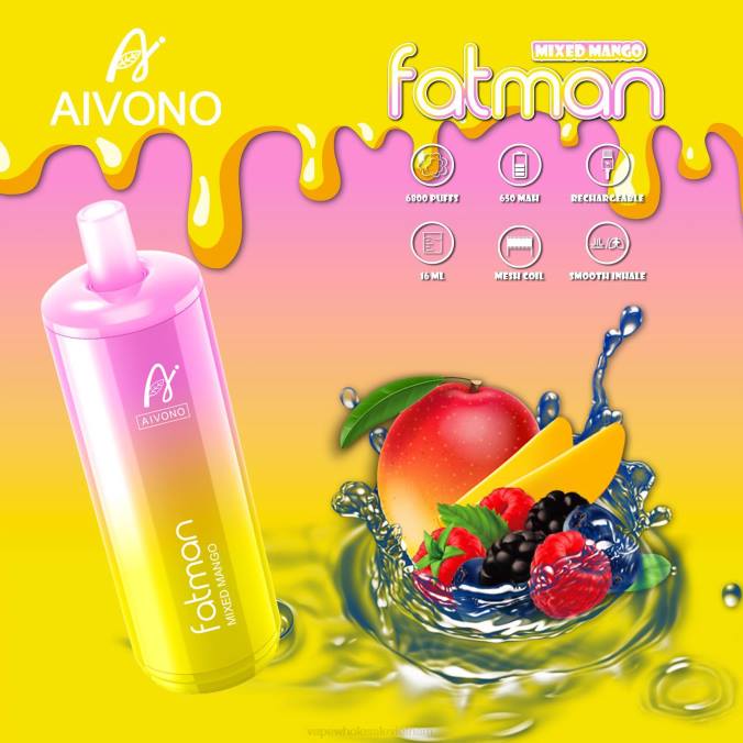 Vape Vietnam HH6V26 Aivono FATMAN 6800 xoài trộn