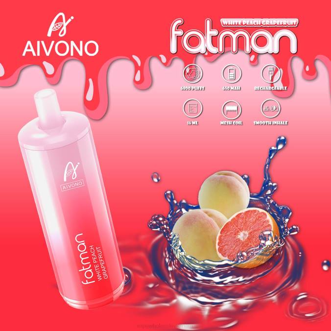 Vape Wholesale Vietnam HH6V25 Aivono FATMAN 6800 bưởi