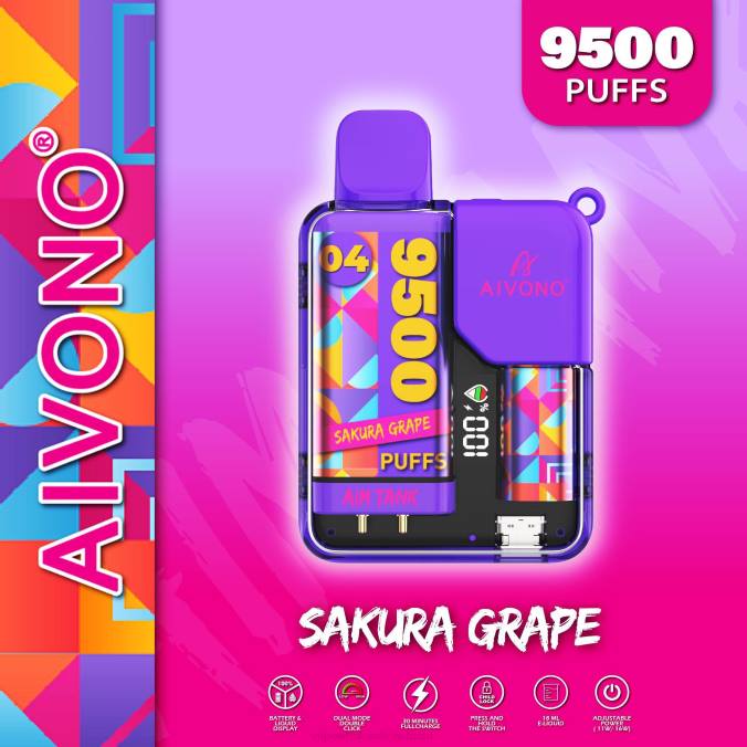 Vape Vietnam HH6V36 Aivono AIM TANK 9500 nho anh đào