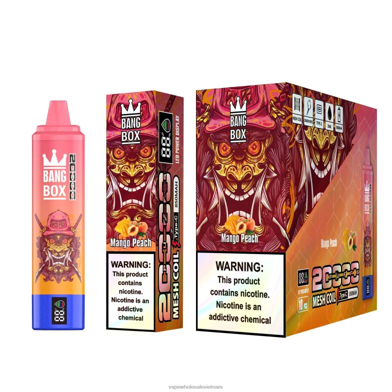 vape vietnam hanoi 0PPFD128 xoài đào Bang Box 20000