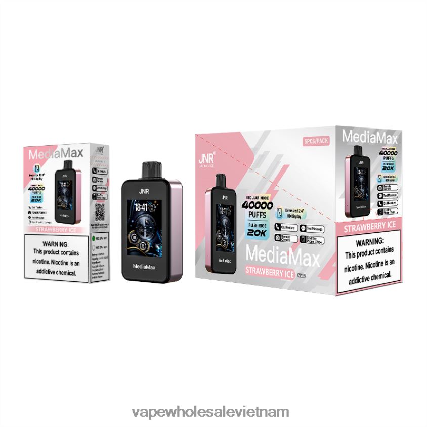 JNR MediaMax 40k phun P6DLZ617 đá dâu vape vietnam price