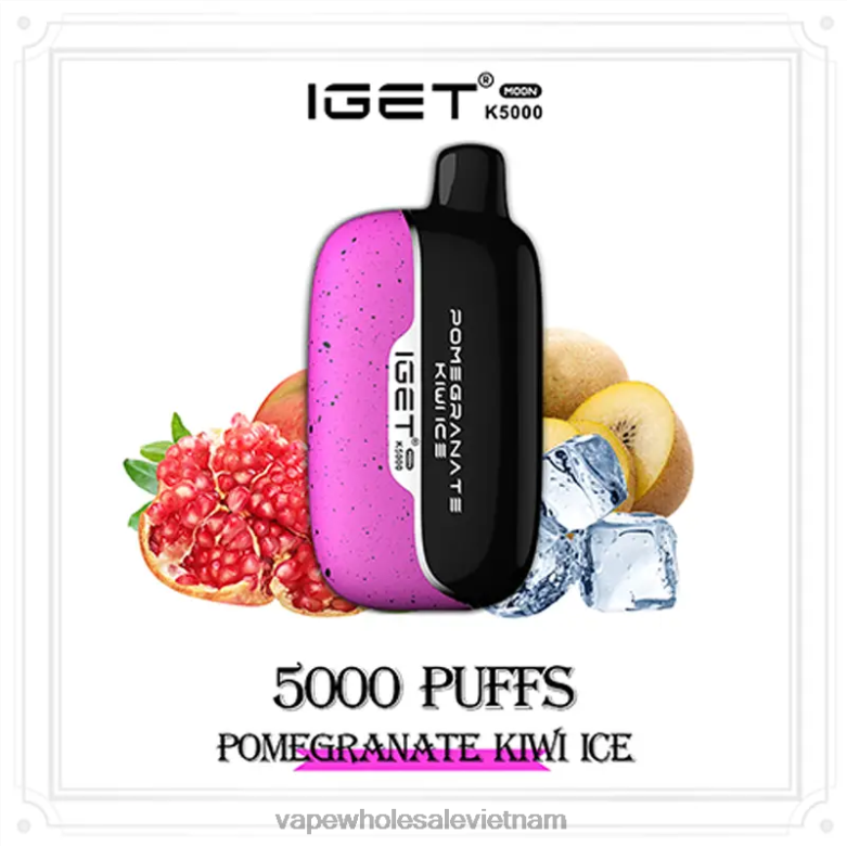 Vape Vietnam Hanoi Z0RBB17 IGET Moon k5000 đá kiwi lựu