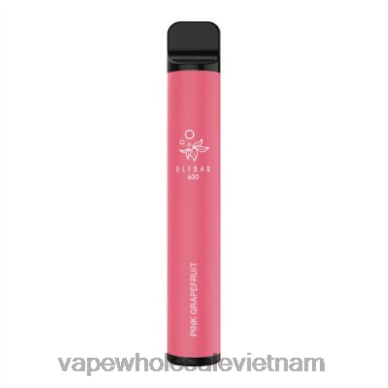 vape wholesale vietnam 0PPFD105 bưởi hồng ELFBAR 600